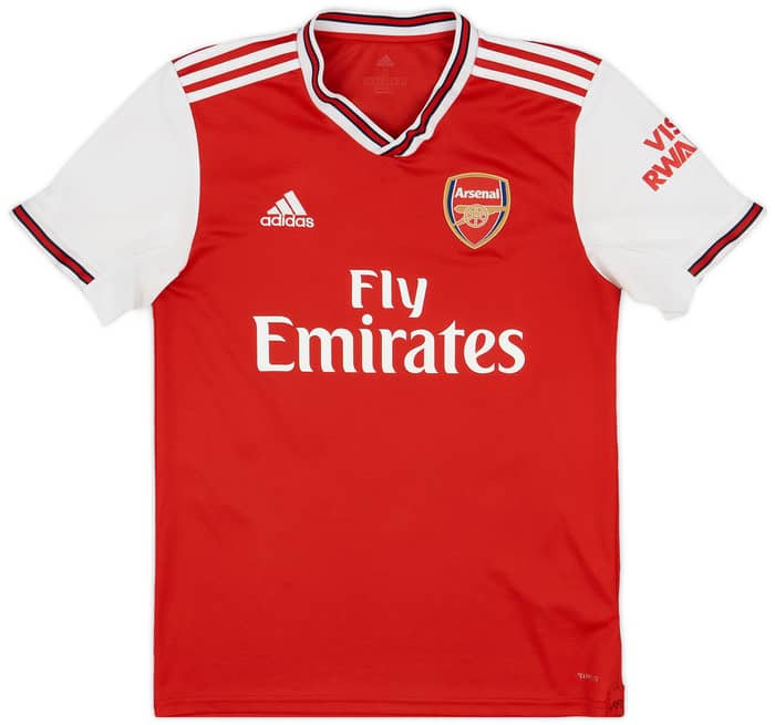 2019-20 Arsenal Home Shirt Saka #77 - 8/10 - (S)