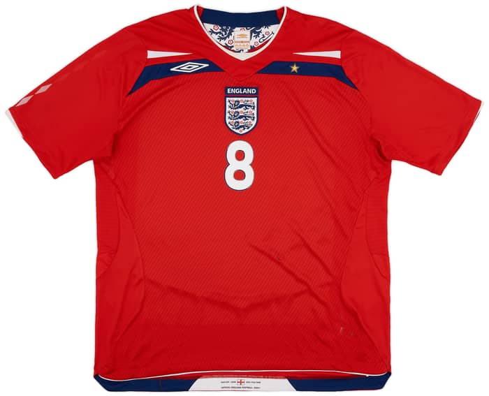 2008-10 England Away Shirt Lampard #8 - 5/10 - (XL)