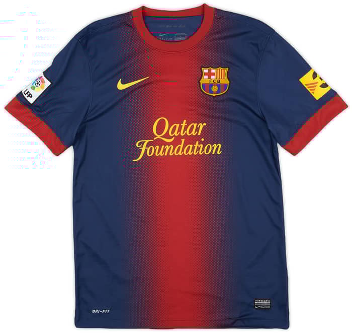 2012-13 Barcelona Home Shirt Messi #10 - 9/10 - (S)