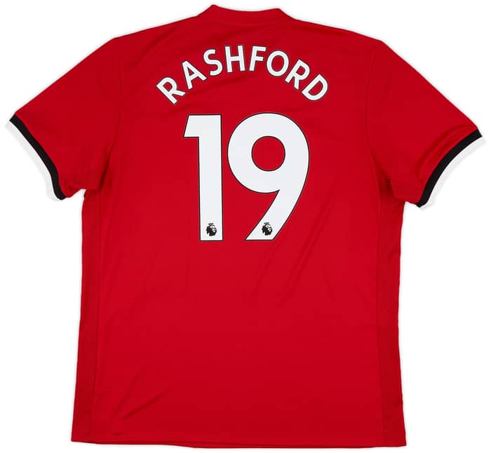 2017-18 Manchester United Home Shirt Rashford #19 - 9/10 - (XL)