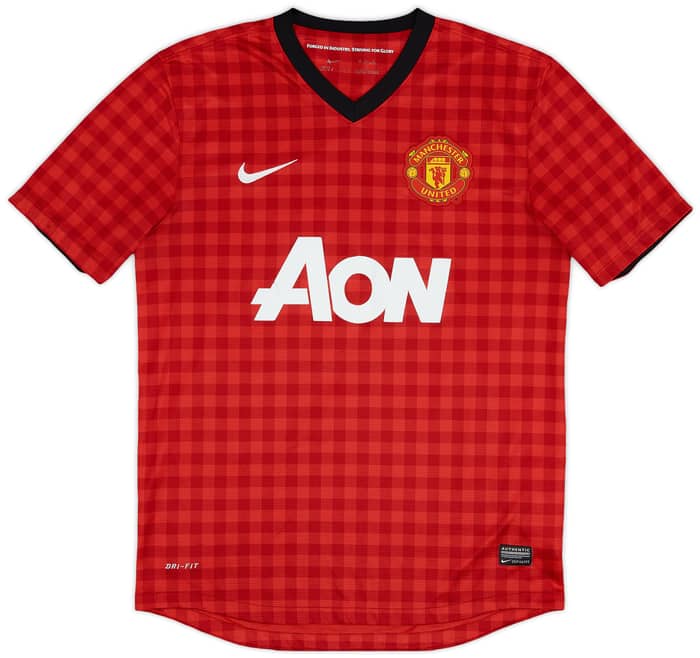 2012-13 Manchester United Home Shirt Scholes #22 - 7/10 - (M)