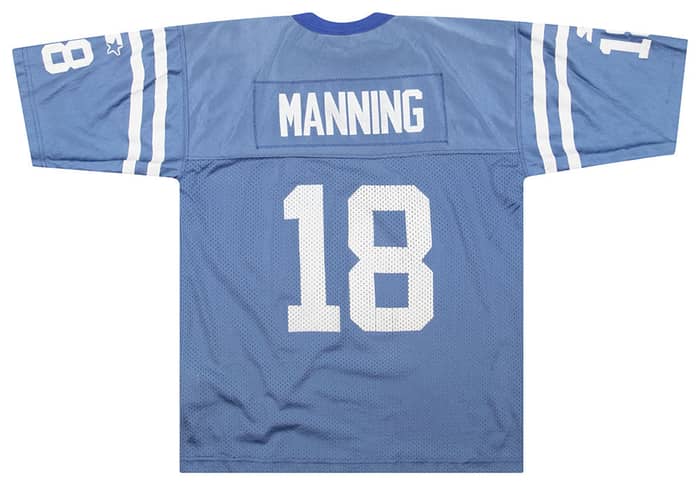 1998 Indianapolis Colts Manning #18 Starter Jersey (Home) Y