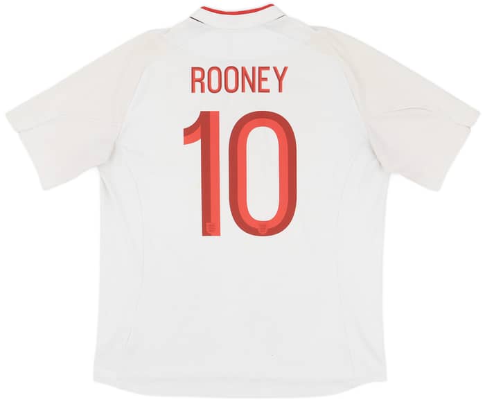 2012-13 England Home Shirt Rooney #10 - 5/10 - (XL)