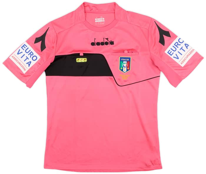 2017-18 Italy Diadora Referee Shirt - 9/10 - (S)