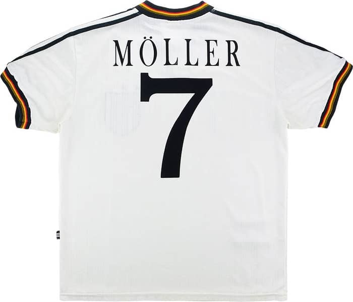 1996-98 Germany Home Shirt Moller #7