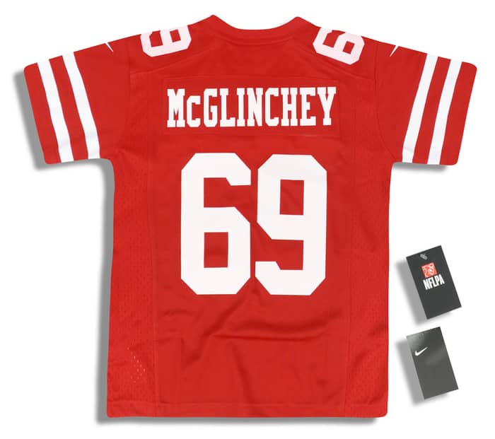 2018 San Francisco 49ers McGlinchey #69 Nike Game Jersey (Home) Y - W/Tags