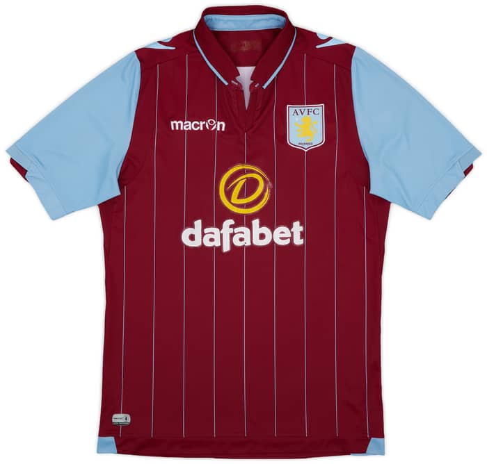 2014-15 Aston Villa Home Shirt Grealish #40 - 5/10 - (L)