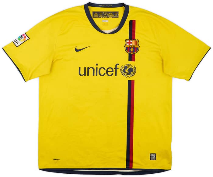 2008-10 Barcelona Away Shirt Messi #10 - 6/10 - (XL)