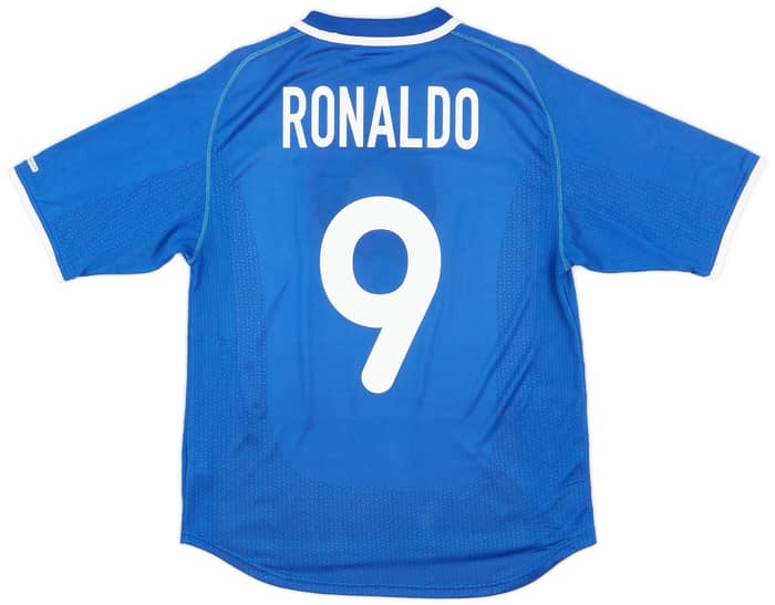 2000-02 Brazil Away Shirt Ronaldo #9 - 6/10 - (M)