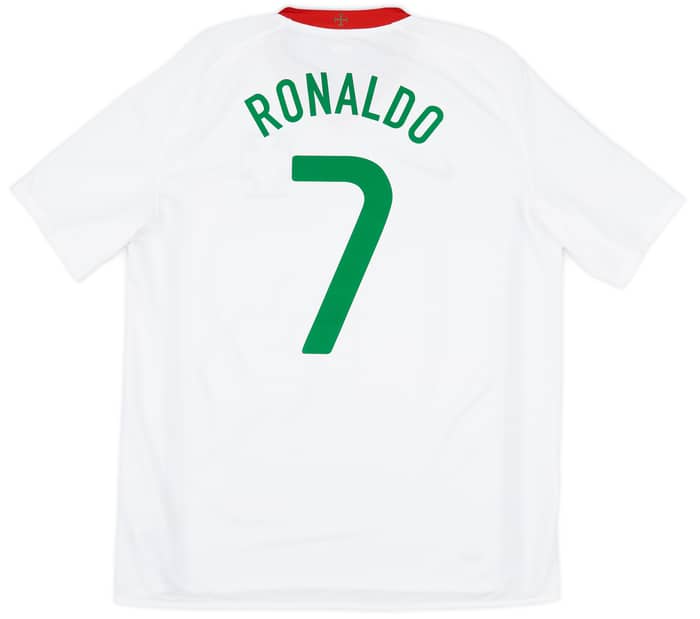2008-10 Portugal Away Shirt Ronaldo #7 - 8/10 - (L)