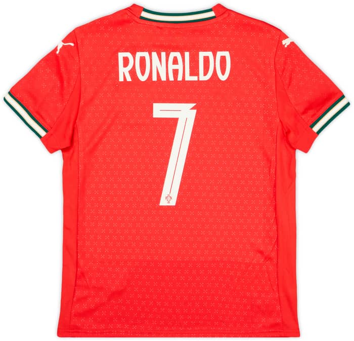 公式通販サイト - ファッション 通販 Portugal 2025-26 Home (KIDS) #7 Ronaldo Shirt ウェア