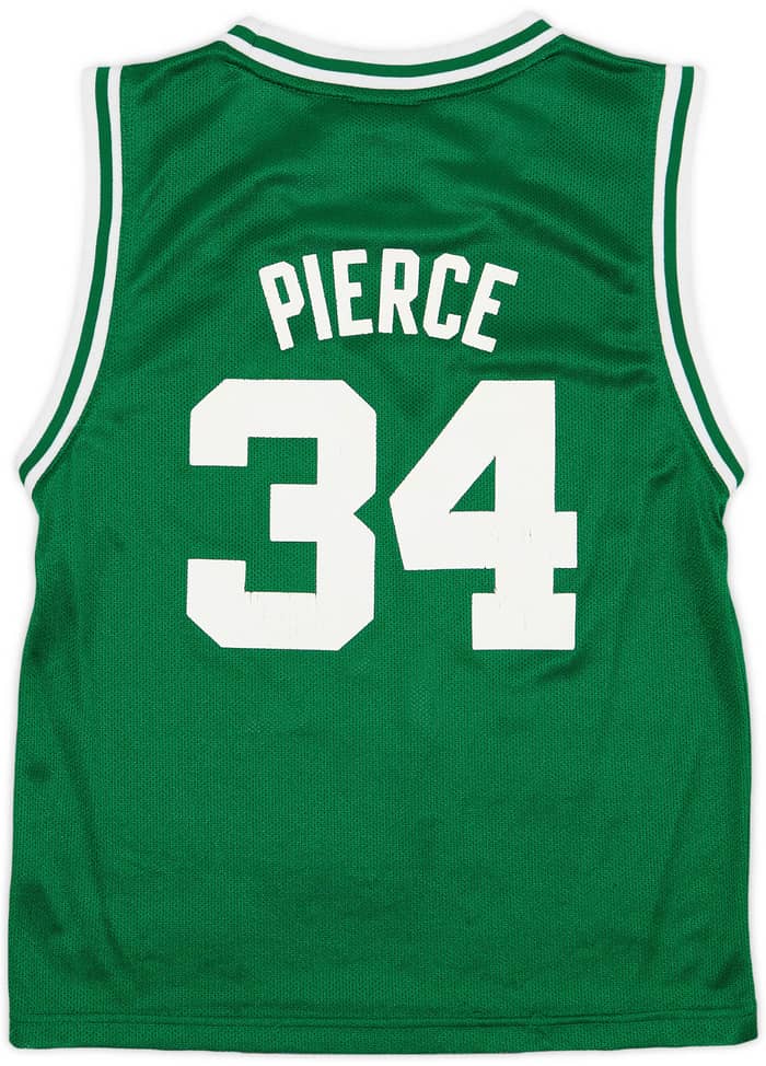 2002-05 Boston Celtics Pierce #34 Reebok Away Jersey - 7/10 - (M.Boys)