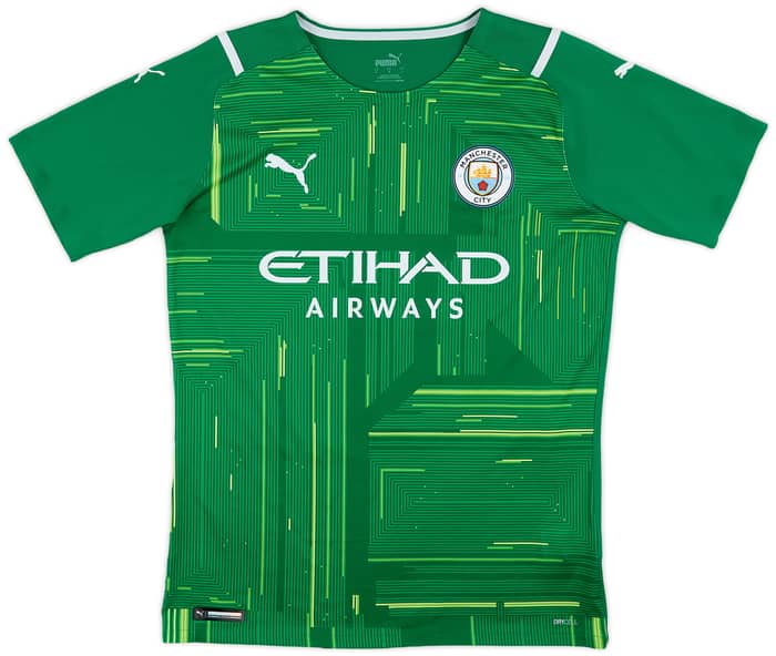 2021-22 Manchester City Authentic GK S/S Shirt Ederson M. #31 - 9/10 - (L)