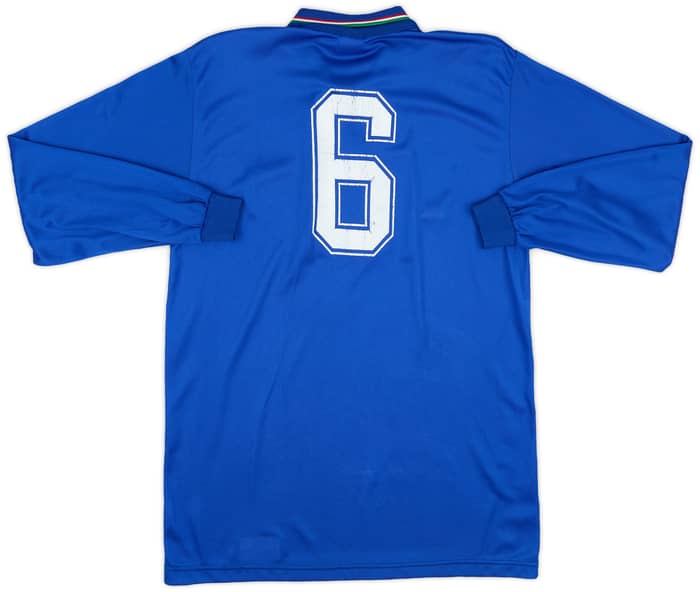 1986-88 Italy Home L/S Shirt #6 - 6/10 - (XL)