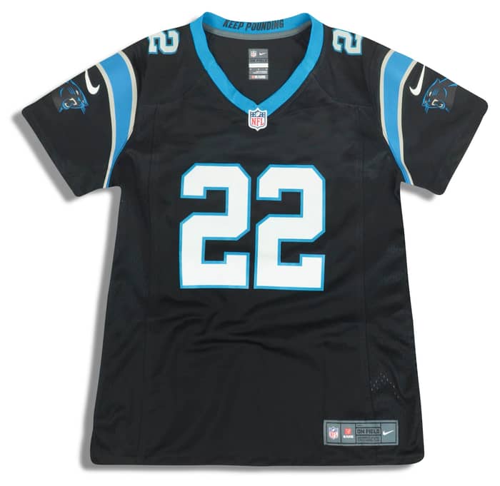 2018 Carolina Panthers McCaffrey #22 Nike Game Jersey (Home) Womens (M) - *As New*