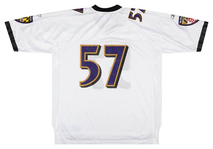 2005-06 Baltimore Ravens Scott #57 Reebok On Field Jersey (Away) XXL