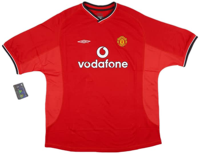 2000-02 Manchester United Home Shirt Beckham #7 (XXL)