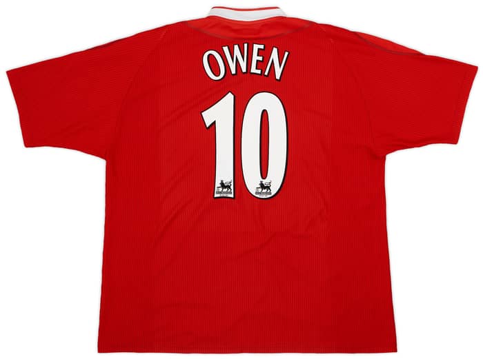 2002-04 Liverpool Home Shirt Owen #10 - 8/10 - (XXL)