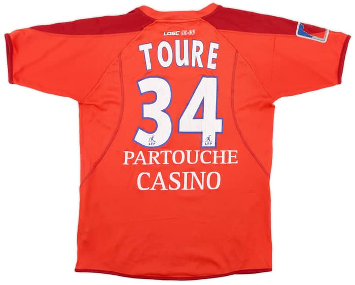 2005-06 Lille Home Shirt Toure #34 - 5/10 - (Women's L)