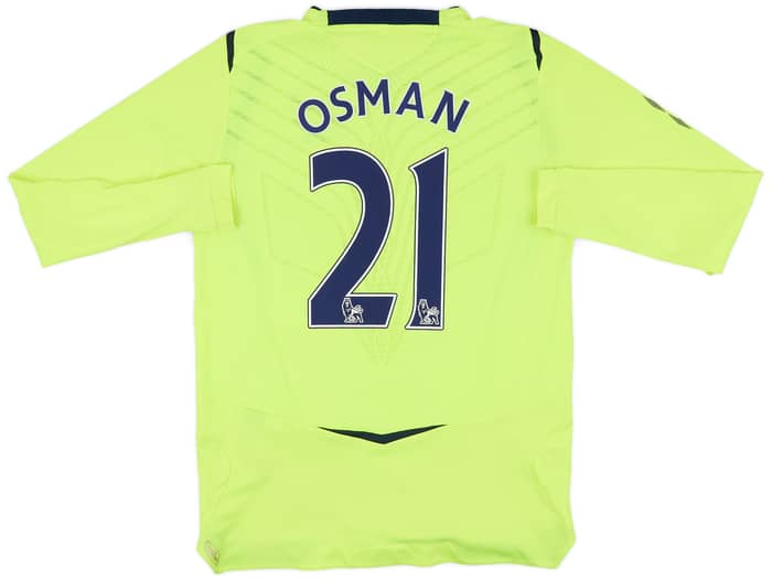 2008-09 Everton Third L/S Shirt Osman #21 - 6/10 - (XL.Boys)