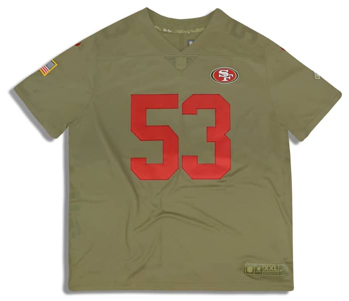 2017 San Francisco 49ers Bowman #53 Salute To Service Nike Limited Jersey (Alternate) XXL - W/Tags