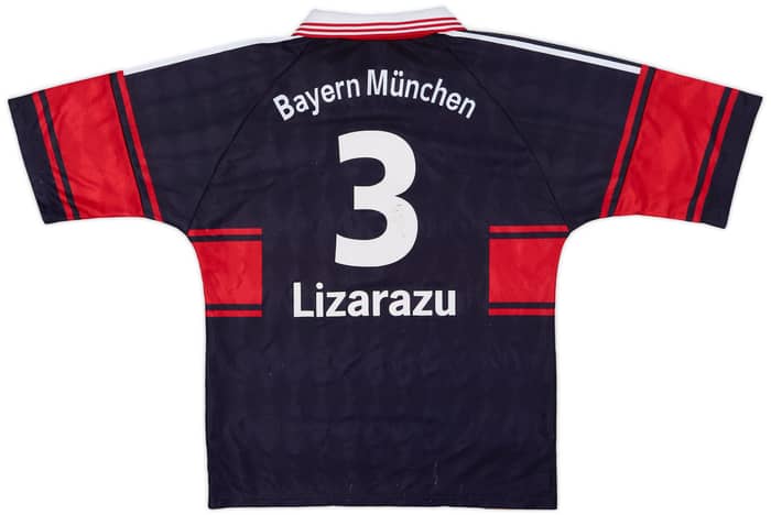 1997-99 Bayern Munich Home Shirt Lizarazu #3 - 6/10 - (M)