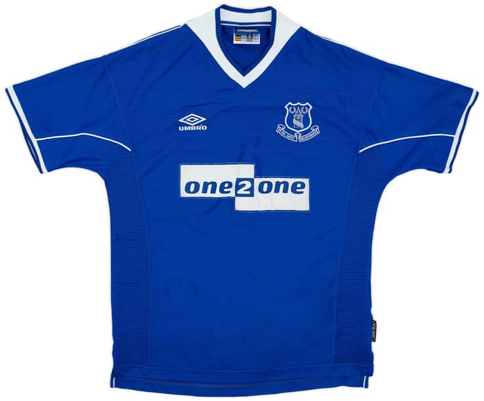 1999-00 Everton Home Shirt Collins #7 - 5/10 - (L)