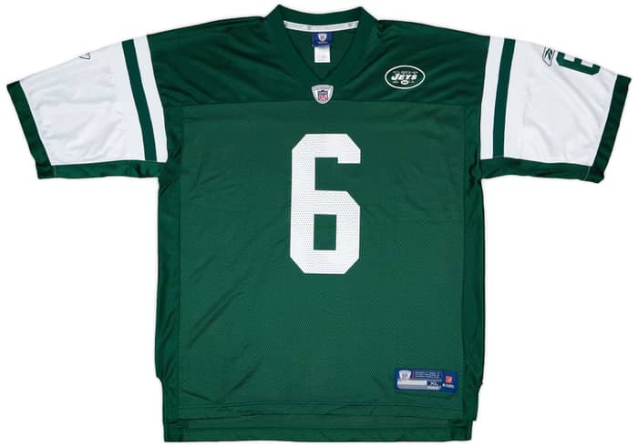 2009-11 New York Jets Sanchez #6 Reebok On Field Home Jersey - 8/10 - (XL)