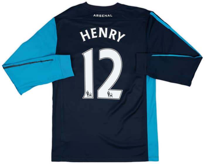 2011-12 Arsenal Away L/S Shirt Henry #12 - 8/10 - (S)