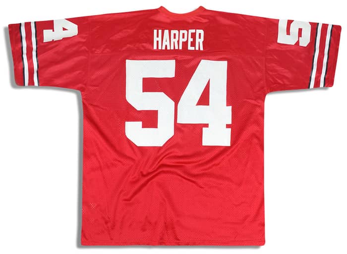 1996-99 Ohio State Buckeyes Harper #54 Nike Jersey (Home) XXL