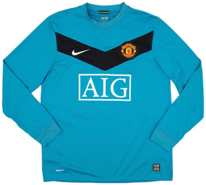 2009-10 Manchester United GK Shirt Van Der Sar #1 - 8/10 - (M)