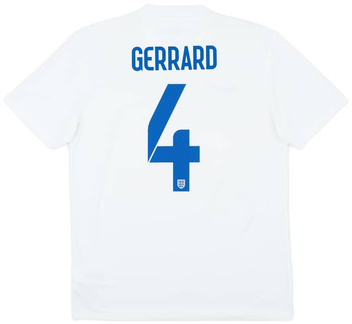 2014-15 England Home Shirt Gerrard #4 - 8/10 - (M)