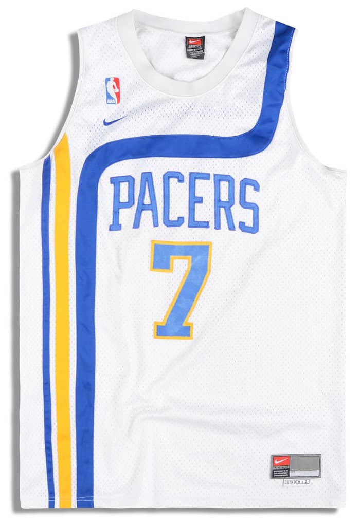 2002-04 Indiana Pacers O'Neal #7 Nike Swingman Jersey (Alternate) L