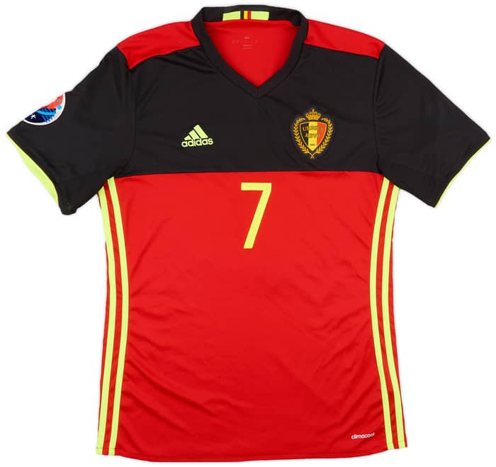 2016-17 Belgium Home Shirt De Bruyne #7 - 6/10 - (M)