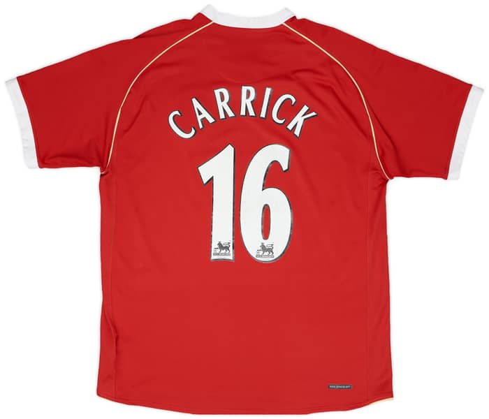雪の豪奢 - #16 Carrick Shirt Home United Manchester 2006-07 6/10 (XL) - ウェア