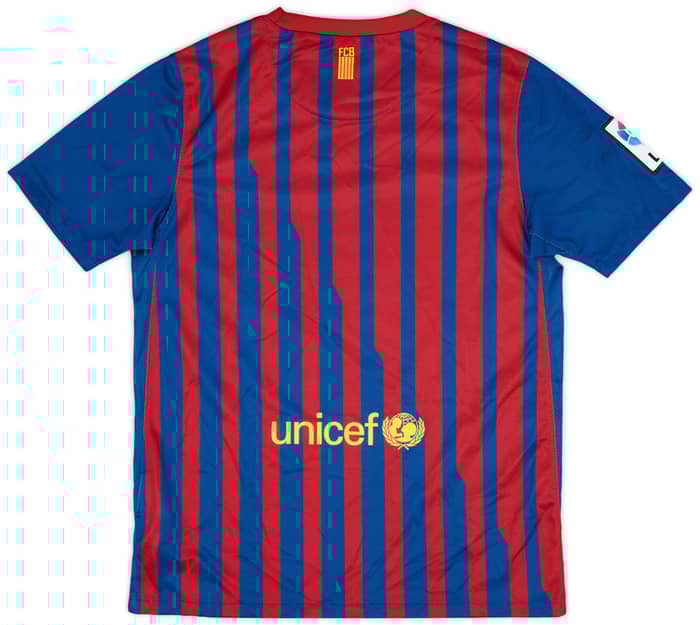 2011-12 Barcelona Home Shirt - 8/10 - (L.Boys)