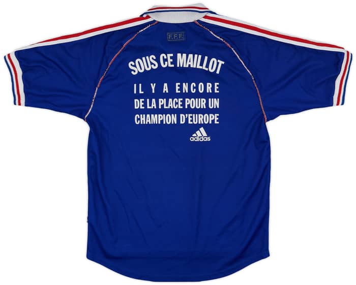 1998-00 France "Champion d'Europe" Home Shirt - 8/10 - (L)