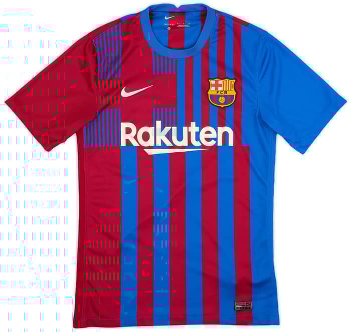2021-22 Barcelona Home Shirt - 7/10 - (S)