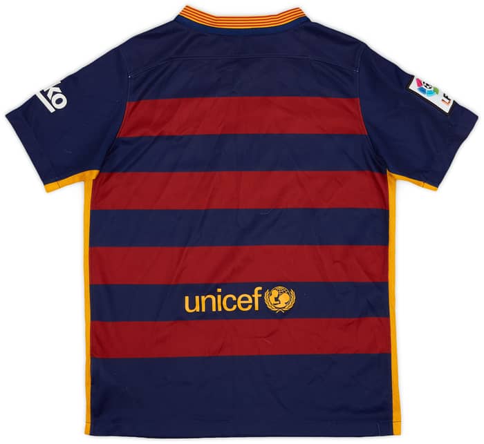 2015-16 Barcelona Home Shirt - 6/10 - (L.Boys)
