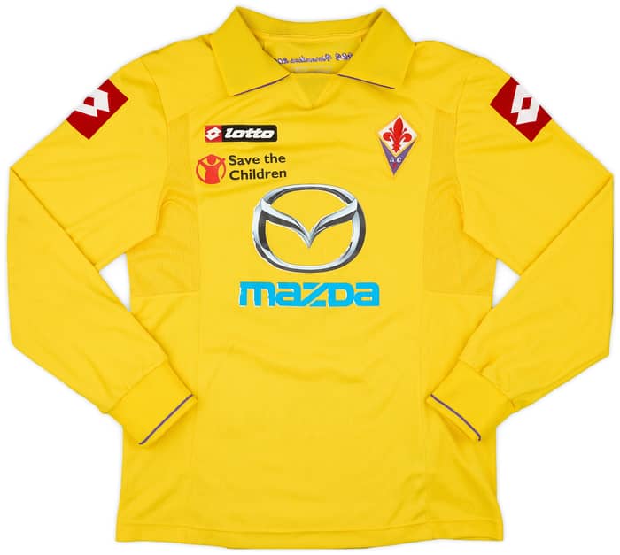 2011-12 Fiorentina Away L/S Shirt #15 - 7/10 - (XS)