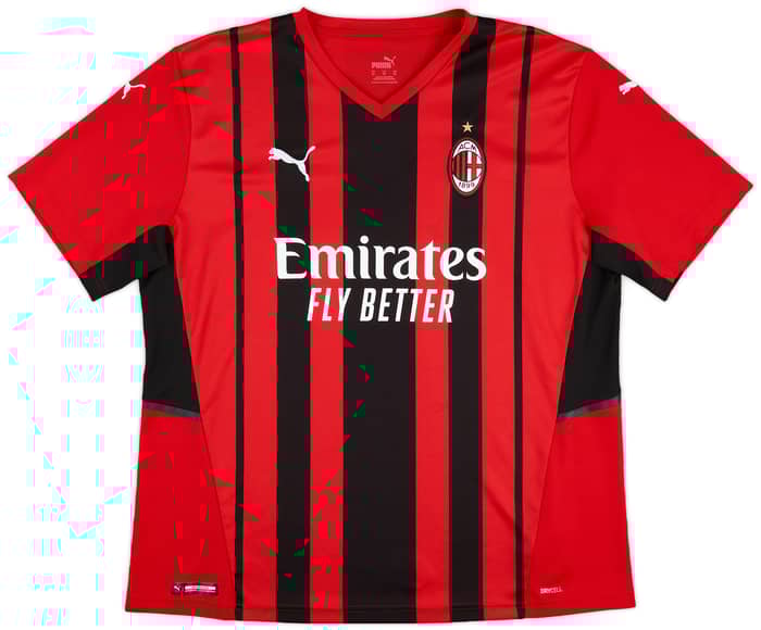 2021-22 AC Milan Home Shirt R.Leao #17 - 9/10 - (XL)