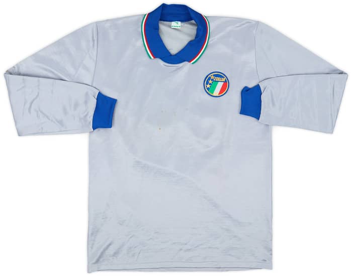 1986-90 Italy Match Issue GK Shirt #12