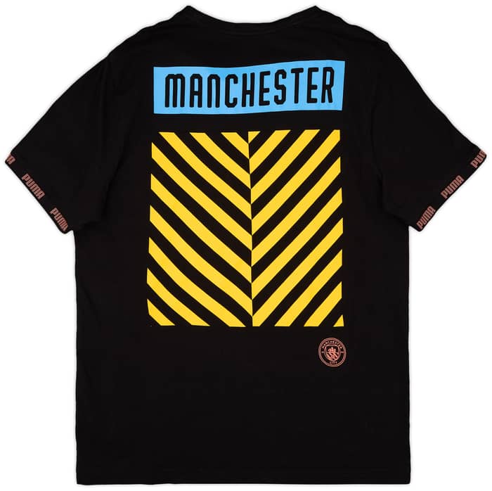 2019-20 Manchester City Puma Cotton Tee - 6/10 - (M)