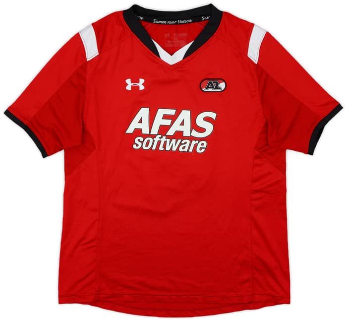 2015-16 AZ Alkmaar Home Shirt Hutter #4 - 8/10 - (XL.Boys)