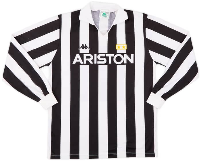 1988-89 Juventus Basic Home L/S Shirt - 5/10 - (L)