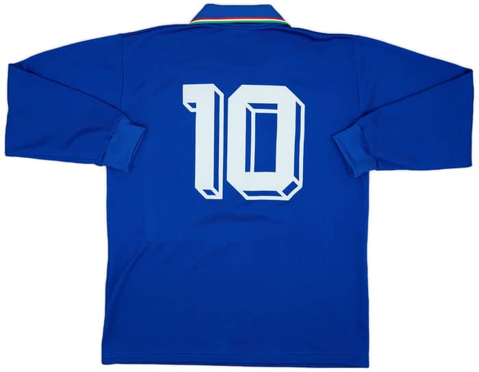 1986-88 Italy Home L/S Shirt #10 - 9/10 - (L)