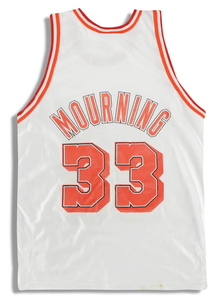 1995-99 Miami Heat Mourning #33 Champion Jersey (Home) M