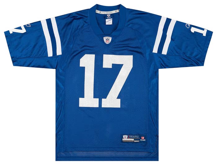 2009-11 Indianapolis Colts Collie #17 Reebok On Field Jersey (Home) M