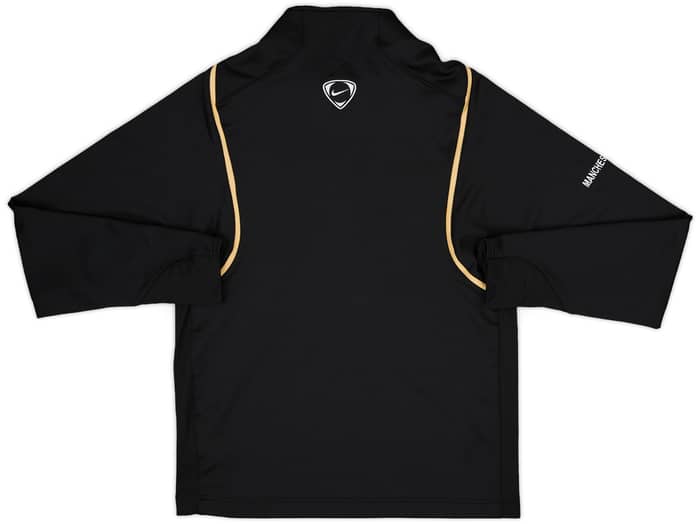 2006-07 Manchester United Nike 1/4 Zip Drill Top - 9/10 - (S)