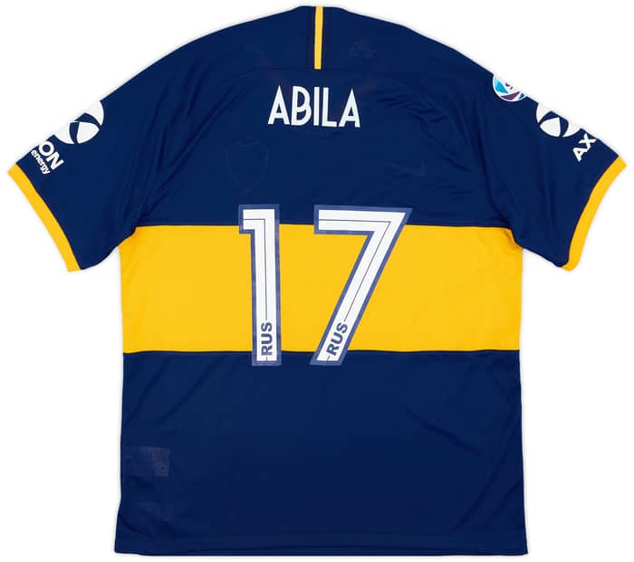 2019-20 Boca Juniors Authentic Home Shirt Abila #17 - 8/10 - (XL)